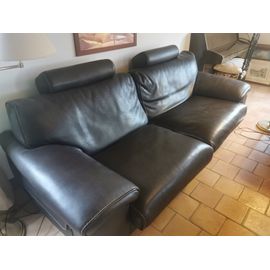 Vends Canapé Cuir Chocolat Roche Bobois 240x105x82. Excellent État