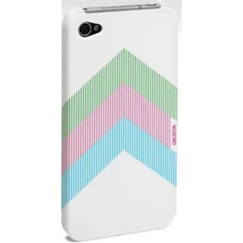 Dicota Löv Hard - Coque De Protection Pour Téléphone Portable - Plastique - Blanc, Bleu, Vert, Rose