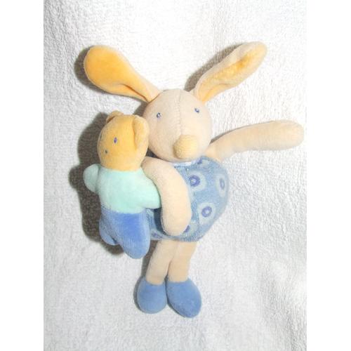 Petit Lapin Moulin Roty Bleu Et Ours Ourson