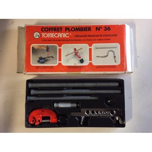 Ancien Coffret de Plomberie Plombier Outillage TOMECANIC N°36 Made in France