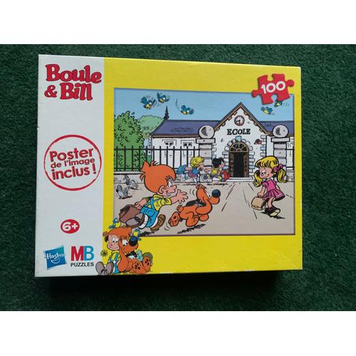 Boule Et Bill - Puzzle 100 Pièces, Avec Son Poster (Mb Puzzles)