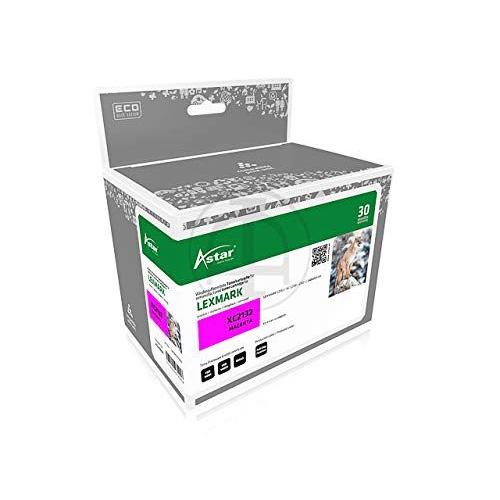 Astar AS20085 approprié pour Lexmark XC2132 Toner Magenta Compatible Aussi 24B6009 3000 Pages