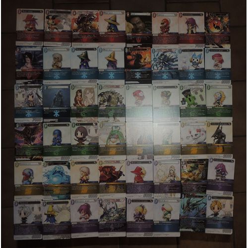 Final Fantasy Tcg Opus 7 - Set De Cartes Communes