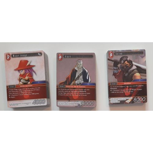 Final Fantasy Tcg Opus 7 - Lot Des Cartes C / R / H