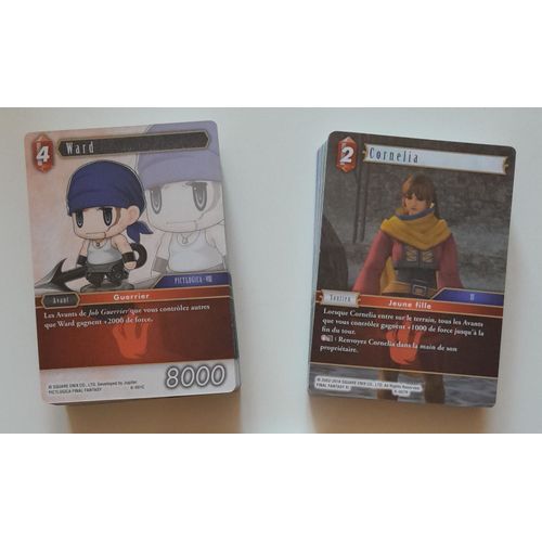 Final Fantasy Tcg Opus 6 - Lot Des Cartes Communes Et Rares
