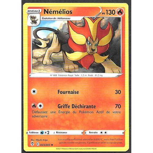 Carte Pokémon Némélios 023/203 - Evolution Céleste (Vf)