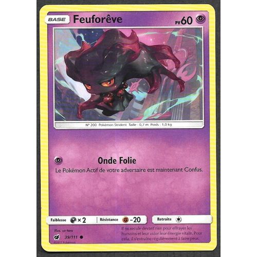 Carte Pokémon Feuforêve 39/111 - Invasion Carmin (Fr)