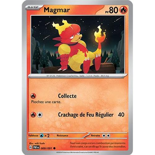 Magmar - 009/091 - Destinees De Paldea