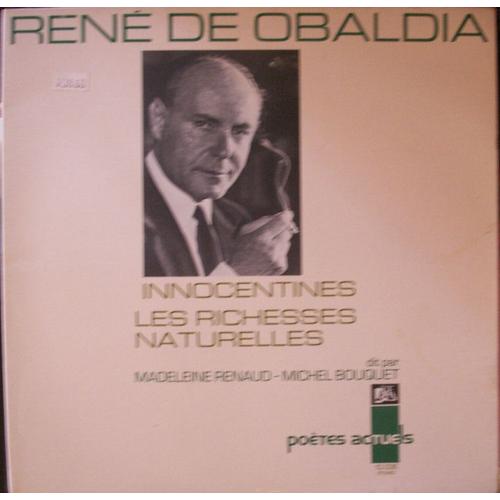 René De Obaldia : Innocentines - Les Richesses Naturelles