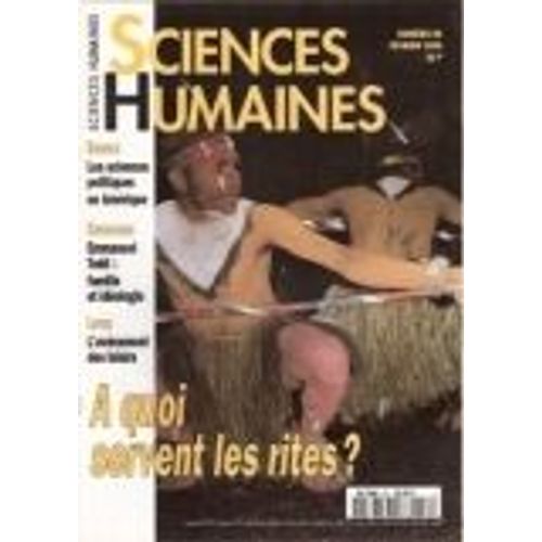Sciences Humaines  N° 58 : A Quoi Servent Les Rites