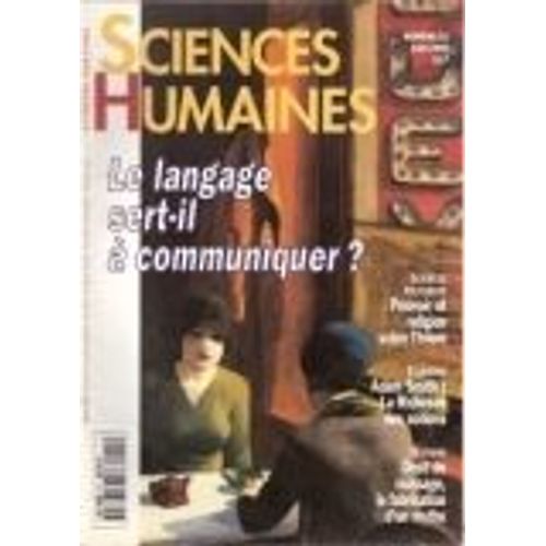 Sciences Humaines  N° 51 : Le Langage Sert Il A Communiquer