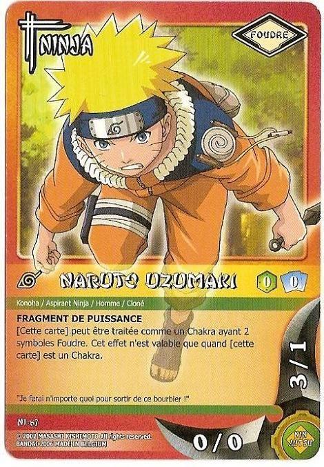 Naruto Uzumaki - NI-67 (Carte Naruto Serie 2 )
