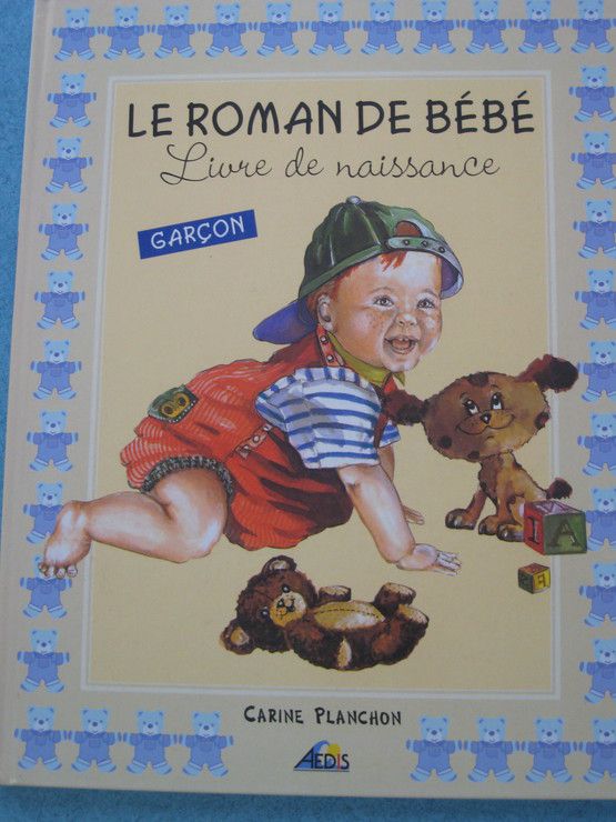 Le Roman De Bebe Livre De Naissance Garcon Rakuten