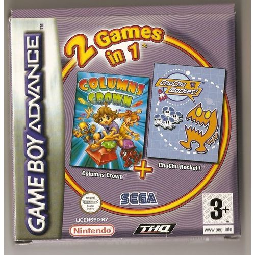 Columns Crown + Chuchu Rocket Game Boy Advance