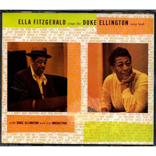 Ella Fitzgerald Sings The Duke Ellington Song Book - Coffret 3 Cds - Pressage Original Verve Polygram Usa De 1988 - 38 Titres