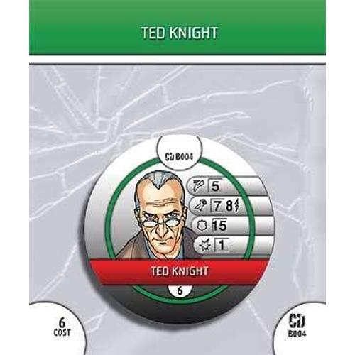 Heroclix ( Dc Heroclix ) - Bystander Token : Collateral Damage  - Ted Knight : Collateral Damage B004