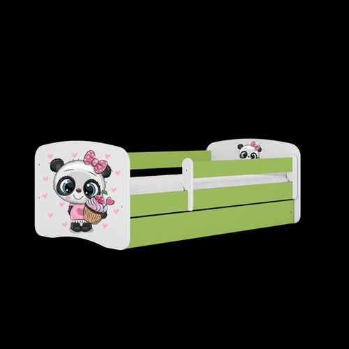 Lit Babydreams Panda Vert Sans Matelas Tiroir 160/80