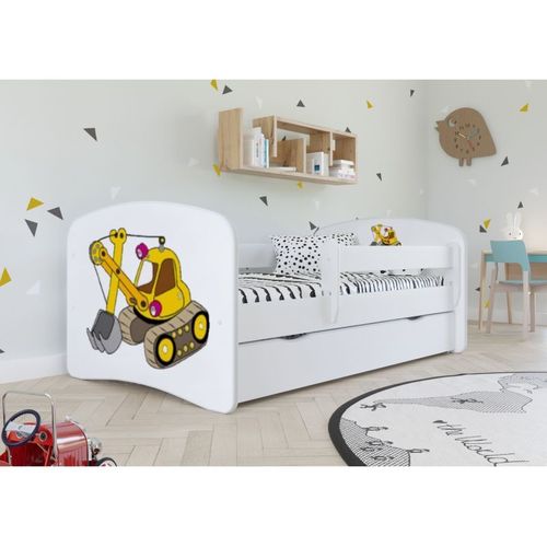 Lit Babydreams Pelle Blanc Sans Matelas Tiroir 140/70