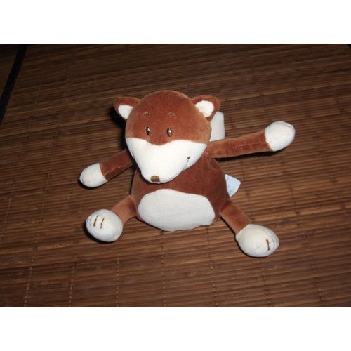 Obaibi Obaidi Okaidi Raton Laveur Renard Peluche Doudou