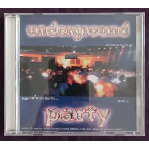 Underground Party Disc 2 - Biggest Up Dj Non Stop Mix - Cd Compilation