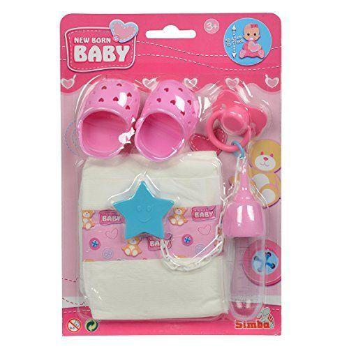 Simba - 105560004 - Ensemble D'accessoires De Poupées - New Born Baby - Tournée