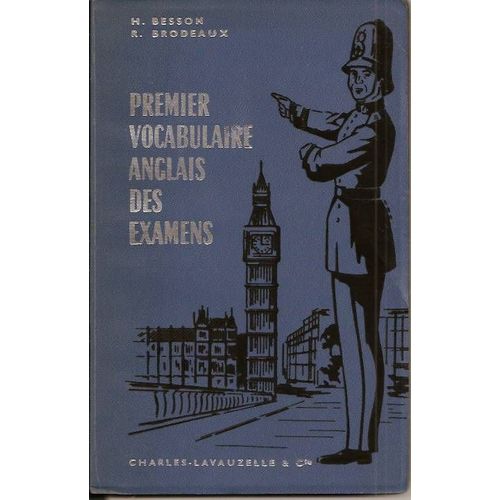 Premier Vocabulaire Anglais Des Examens
