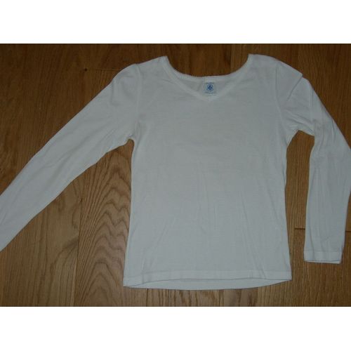 Petit Bateau Tee Shirt Manches Longues 10 Ans