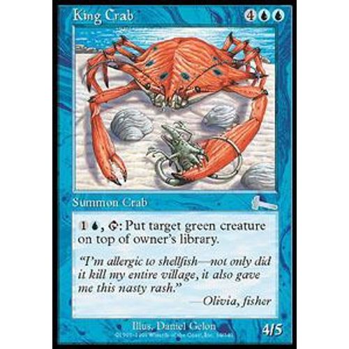 Crabe Royal - Unco - Heritage D'urza - Vf