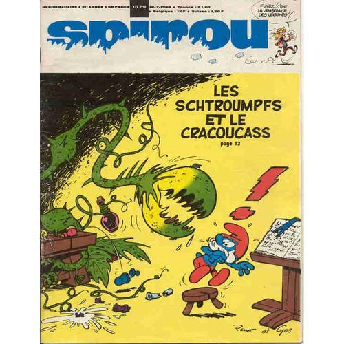 Spirou  N° 1579 : Les Schtroumpfs Et Le Cracoucass