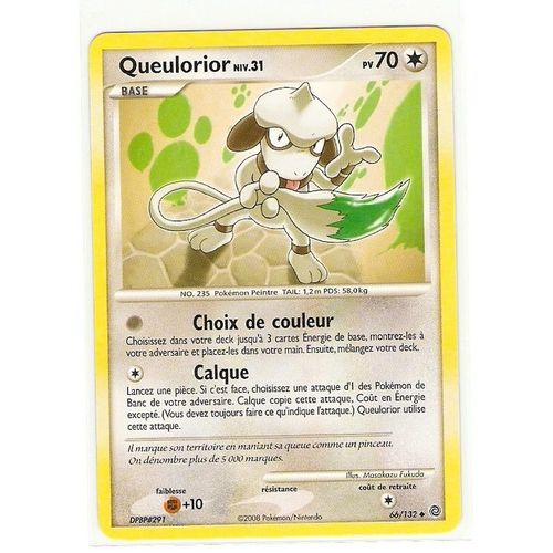 Pokemon - Queulorior D&p "Merveilles Secretes" 70 Pv 66/132