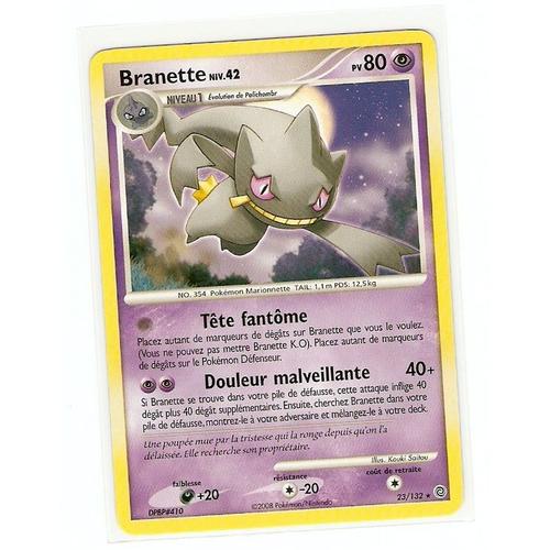 Pokemon - Branette 80 Pv 23/132 D&p "Merveilles Secretes"