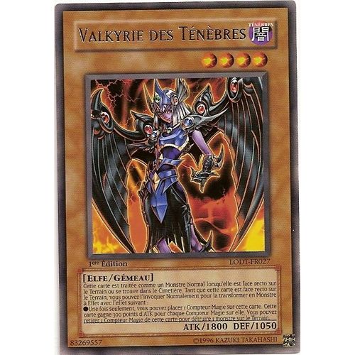 Yu-Gi-Oh! - Valkyrie Des Ténèbres - Lodt-Fr027 - Rare