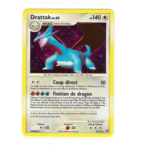 Drattak Holo 140 Pv 18/132 D&p "Merveilles Secretes"
