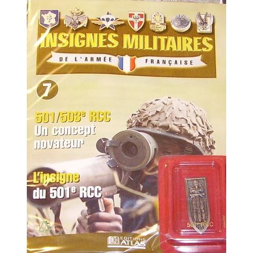 Insignes Militaires De L'armée Française N° 07 : 501/503e Rcc ; Un Concept Novateur