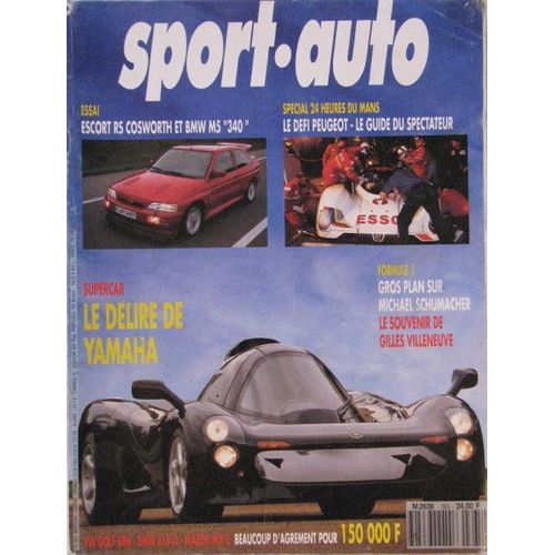 Sport Auto  N° 365 : Le Delire De Yamaha