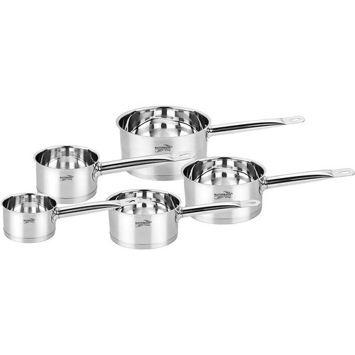 Haussmann Heritage -Série De 5 Piéces Casserole Professionnel Acier Inoxydable- 12/14/16/18/20cm-Tous Feux Dont Induction-Hm-0516