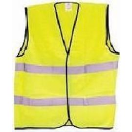 Gilet De Signalisation À Haute Visibilité En Polyester Avec 2 Bandes Fluorescentes