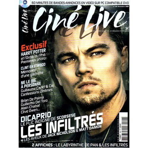 Cinelive N° 106 : Les Infiltres/Dicaprio
