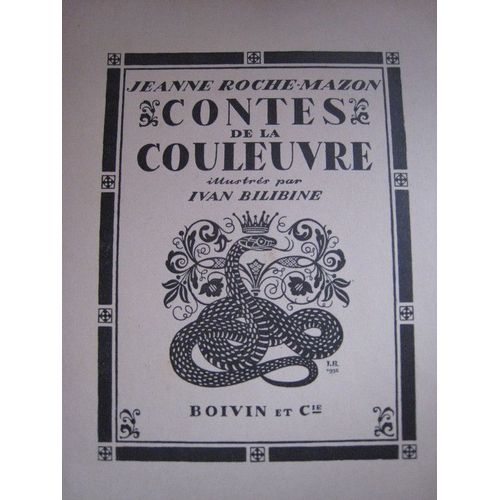 Contes De La Couleuvre