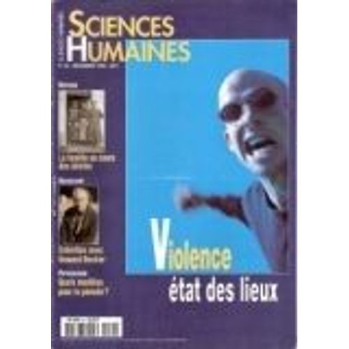 Sciences Humaines Editions  N° 89 : Violence Etat Des Lieux