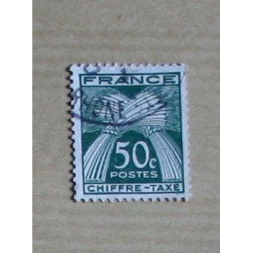 Timbre Taxe, 50 Centimes