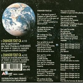 CHANGER TOUT CA - CD | Rakuten