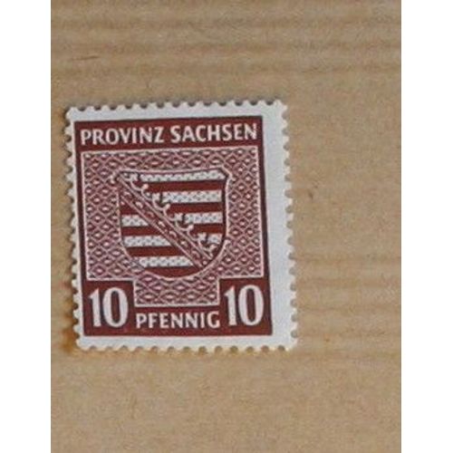 Timbre  Allemagne, Provinz Sachsen
