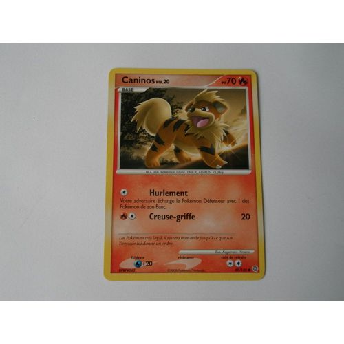 Carte Pokemon ( Caninos 89/132 )