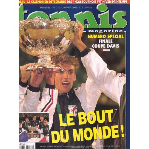 Tennis Magazine  N° 310 : Janvier 2002