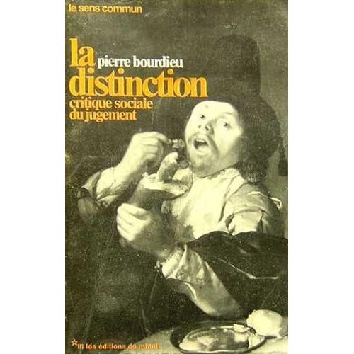 La Distinction Critique Sociale Du Jugement.