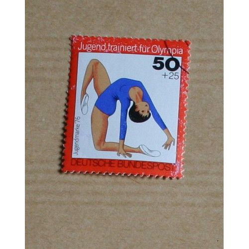 Timbre  Oblitéré Allemagne, Gymnastique