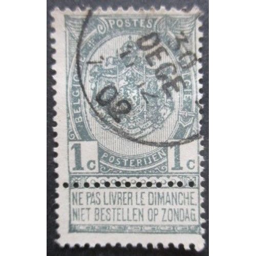 Belgique N°53 Armoirie Oblitéré