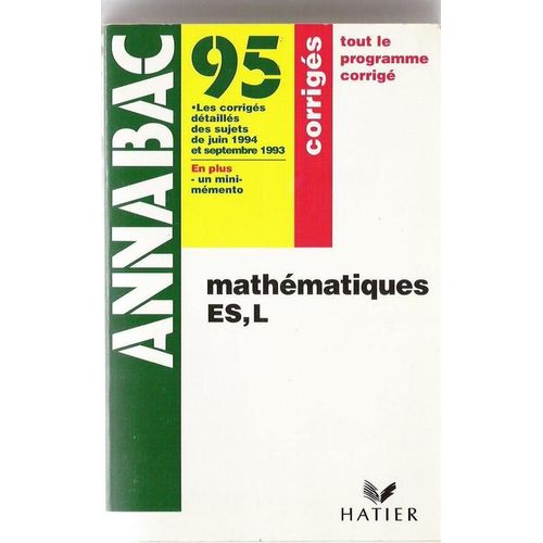 Mathematiques En 1e S Et E - N° 1 - Mathématiques En 1e S Et E - Résumés De Cours, Exercices Et Problèmes Corrigés