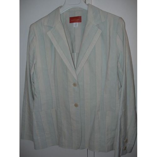 Veste Cyrillus Taille 42 Beige/Vert Pastel Très Clair
